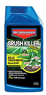 BioAdvanced 704640B Series Brush Killer, Compositions: Triclopyr, Triethylamine Salt, Ethanol, 32 oz Bottle, Liquid