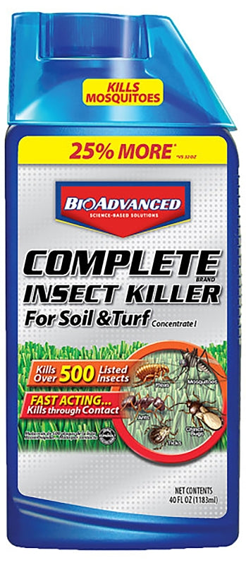 BioAdvanced Complete 700377A Brand Insect Killer, Spray Application, Building Foundations, Lawns, 40 oz Sprayer