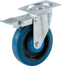 Shepherd Hardware 9262 Swivel Caster, 3-1/8 x 3-7/8 in Plate, 6.8 in L x 3.1 in W x 5.1 in H Dimensions, 4 in Dia Wheel