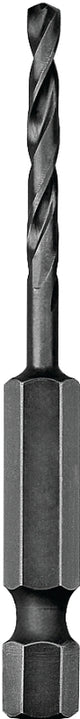 DEWALT DD5113 Impact Drill Bit, 13/64 in Dia, 3-1/16 in OAL, Spiral Flute, 1/4 in Dia Shank, Hex Shank