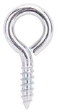 ProSource LR219 Screw Eye, 4.75 mm Dia Wire, 6.2 mm Thread, 3/4 in L Thread, 1-13/16 in OAL, 116 lb Working Load, Steel, Pack of 20