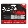 Sharpie Extreme Black Fine Tip Permanent Marker 2 pk, Pack of 6