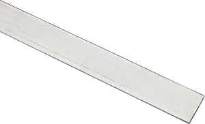 National Hardware 4200BC Series N247-064 Flat Bar, 1 in W, 48 in L, 1/8 in Thick, Aluminum, Mill