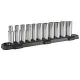 Craftsman 1/2 in. drive SAE 12 Point Deep Socket Set 11 pc