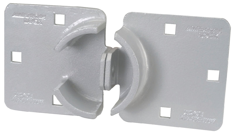 American Lock A800 Padlock Hasp, 1-1/16in(23cm), Hidden Shackle, Chrome