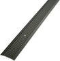 M-D 43874 Seam Binder, 72 in L, 1-1/4 in W, Fluted Surface, Aluminum, Pewter