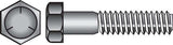 HILLMAN 1/2 in. D X 10 in. L Heat Treated Zinc Steel Hex Head Cap Screw 25 pk