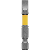 DeWalt Max Fit Slotted #10-12 X 2 in. L Power Bit S2 Tool Steel 2 pc