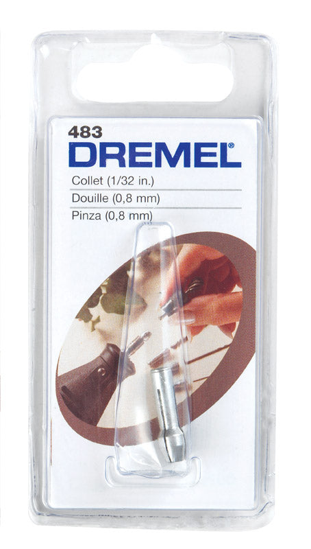 Dremel 1/32 in. X 1 in. L Metal Collets 1 pk.