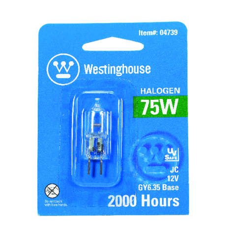 Westinghouse 75 W T4 Decorative Halogen Bulb 1,350 lm White 1 pk