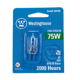 Westinghouse 75 W T4 Decorative Halogen Bulb 1,350 lm White 1 pk