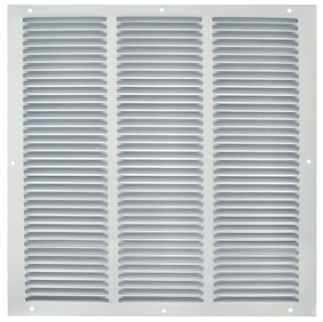 ProSource 1RA1818 Air Return Grille, 19-3/4 in L, 19-3/4 in W, Square, Steel, White, Powder Coated