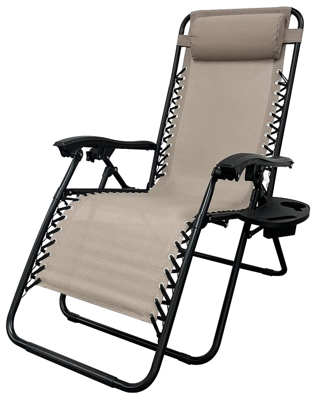 Seasonal Trends HCIHQB2401 Zero Gravity Sling Relaxer Chair, 25.6 in W, 33.07 in D, 43.11 in H, 250 lb Capacity, Pack of 3