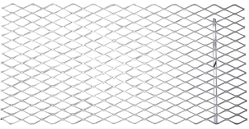 National Hardware 4075BC Series N215-798 Expanded Grid Sheet, 13 ga Thick Material, 12 in W, 24 in L, Steel, Plain, Pack of 3
