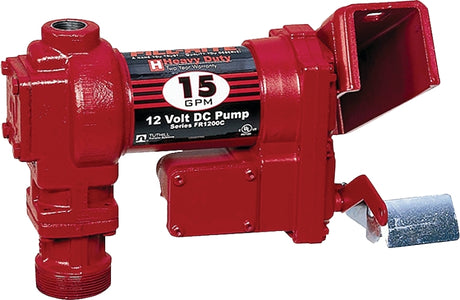 Fill-Rite FR1204G/FR1204 Fuel Transfer Pump, Motor: 1/4 hp, 12 VDC, 20 A, 30 min Duty Cycle, 3/4 in Outlet