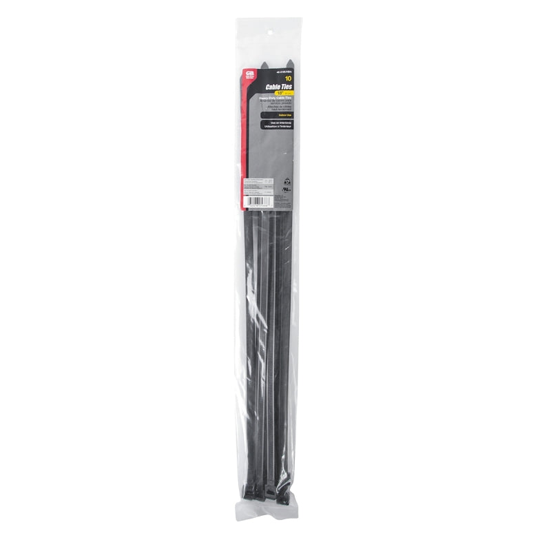 Gardner Bender 45-518UVBN Cable Tie, 6/6 Nylon, Black