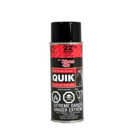Kleen-Flo 807 Penetrating Solvent, 285 g Aerosol Can, Gas, Pack of 12
