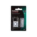 ProSource LR-052-PS Utility Hinge, Steel, Zinc, Removable Pin, 180 deg Range of Motion, Full Mortise Mounting