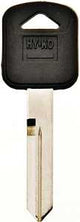 Hy-Ko 12005H75 Key Blank, Brass, Nickel, For: Ford Vehicle Locks, Black, Pack of 5