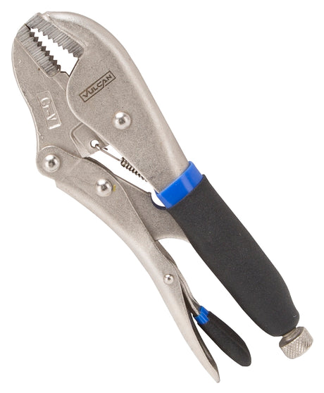 Vulcan JL-NP021 Locking Plier, 7 in OAL, Molded Grip Handle