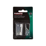 ProSource LR-048-PS Cabinet Hinge, Steel, Zinc, Fixed Pin, 180 deg Range of Motion, Full Mortise Mounting, 7 (Pair) lb