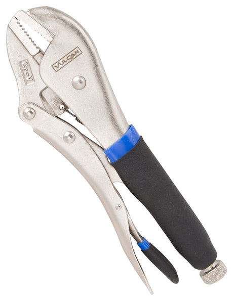 Vulcan JL-NP023 Straight Jaw Lock Plier, 10 in OAL, Cushion-Grip Handle