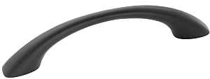 Amerock Allison Value Series BP53003FB Cabinet Pull, 4-13/16 in L Handle, 1-1/16 in H Handle, 1-1/16 in Projection, Pack of 25