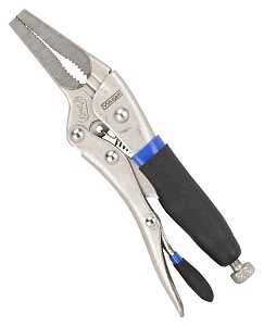 Vulcan JL-NP024 Locking Plier, 6-1/2 in OAL, 2 in Jaw Opening, Black Handle, Comfort-Grip Handle, 3/4 in W Jaw