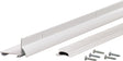 M-D DB001 Series 69514 Door Bottom with Drip Cap, 48 in L, 1-1/4 in W, 1-1/4 in H, Aluminum