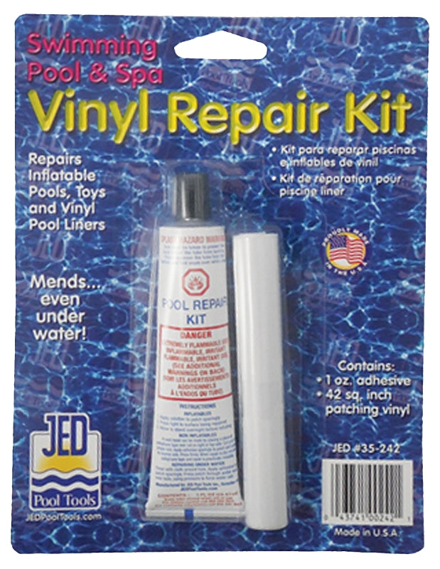 Jed Pool Tools 35-242 Repair Kit, For: Pools, Toys, Vinyl Liners