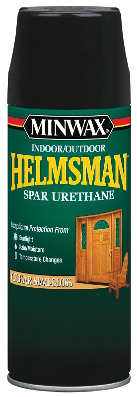 Minwax 33260000 Spar Varnish, Semi-Gloss, Liquid, 11.5 oz Aerosol Can