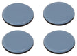 ProSource FE-50102-PS Furniture Glide, PTFE, Blue, Blue, 2 x 2 x 7/32 in Dimensions
