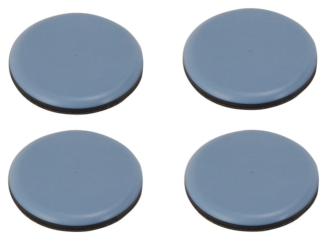 ProSource FE-50102-PS Furniture Glide, PTFE, Blue, Blue, 2 x 2 x 7/32 in Dimensions