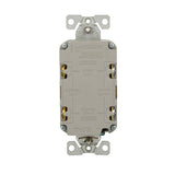 Eaton TRGF15V Self-Test GFCI Receptacle, 125 V, 15 A, NEMA: NEMA 5-15R, Back, Side Wiring, Ivory
