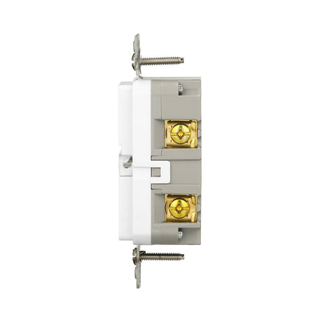 Eaton TRGF15W-WP Self-Test GFCI Receptacle, 125 V, 15 A, NEMA: NEMA 5-15R, Back, Side Wiring, White