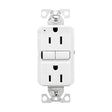 Eaton TRGF15W-WP Self-Test GFCI Receptacle, 125 V, 15 A, NEMA: NEMA 5-15R, Back, Side Wiring, White