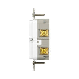 Eaton TRGF15W-3-L Self-Test GFCI Receptacle, 125 V, 15 A, NEMA: NEMA 5-15R, Back, Side Wiring, White