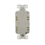 Eaton TRGF15W-3-L Self-Test GFCI Receptacle, 125 V, 15 A, NEMA: NEMA 5-15R, Back, Side Wiring, White
