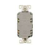 Eaton TWRGF15V Self-Test GFCI Receptacle, 125 V, 15 A, NEMA: NEMA 5-15R, Back, Side Wiring, Ivory