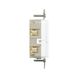Eaton TWRGF20W Self-Test GFCI Receptacle, 125 V, 20 A, NEMA: NEMA 5-20R, Back, Side Wiring, White
