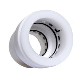 Insta-Plumb 95IPK Trap Pipe Adapter, 1-1/2 in, Push-To-Connect, Plastic, White