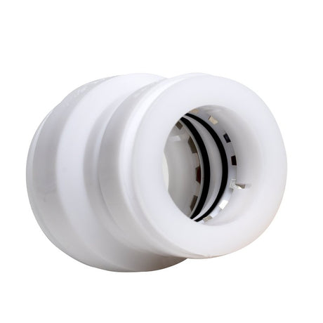 Insta-Plumb 95IPK Trap Pipe Adapter, 1-1/2 in, Push-To-Connect, Plastic, White