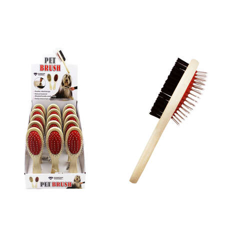 Diamond Visions Double Sided Pet Brush 1 pk, Pack of 15