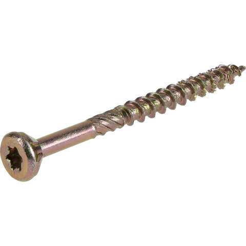 HILLMAN Power Pro No. 8 X 2 in. L Star Coarse Wood Screws 50 pk