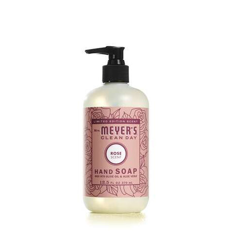 Mrs. Meyer's Clean Day Rose Scent Liquid Hand Soap 12.5 oz, Pack of 6