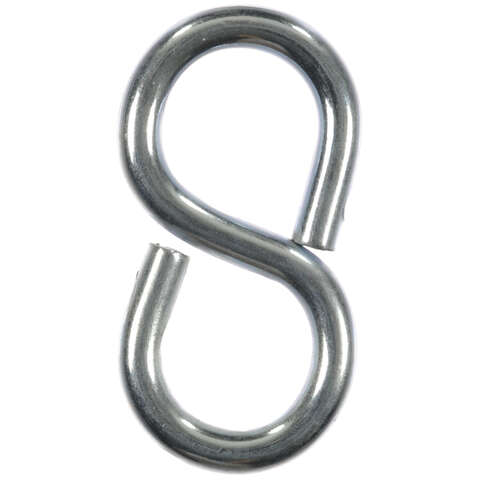 Ace Small Zinc-Plated Silver Steel 1.25 in. L Eight Hook 20 lb 5 pk, Pack of 5