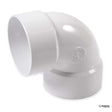 NDS Schedule 35 3 in. Hub each X 3 in. D Hub PVC Elbow 1 pk