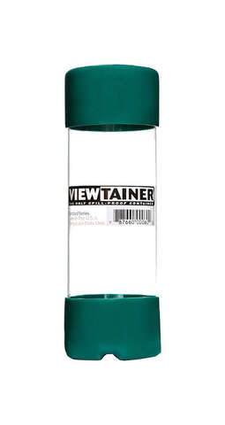 Viewtainer 2 in. W X 6 in. H Slit Top Container Plastic Green, Pack of 24