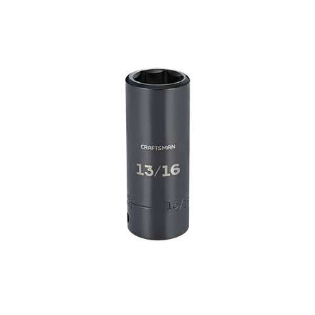 Craftsman 13/16 in. X 1/2 in. drive SAE 6 Point Deep Impact Socket 1 pc