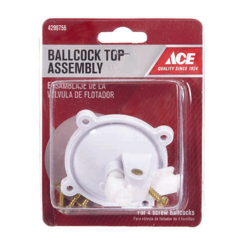 Ace Ballcock Top Assembly White Plastic